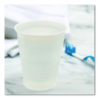 High-Impact Polystyrene Squat Cold Cups, 12 oz, Plastic, Translucent, 50/Pack