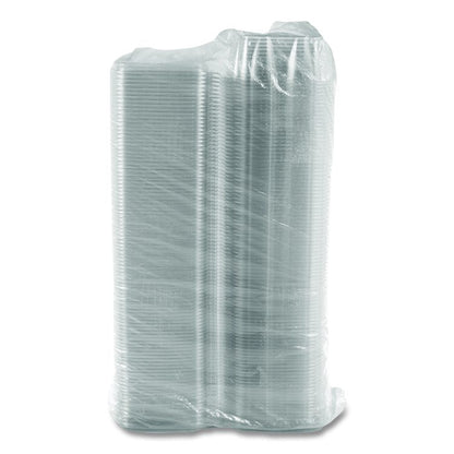 ClearPac SafeSeal Tamper-Resistant/Evident Containers, Domed Lid, 32 oz, Clear, Plastic, 100/Bag, 2 Bags/Carton