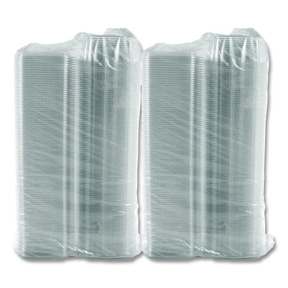 ClearPac SafeSeal Tamper-Resistant/Evident Containers, Domed Lid, 32 oz, Clear, Plastic, 100/Bag, 2 Bags/Carton