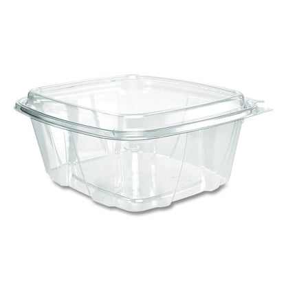 ClearPac SafeSeal Tamper-Resistant/Evident Containers, Domed Lid, 32 oz, Clear, Plastic, 100/Bag, 2 Bags/Carton