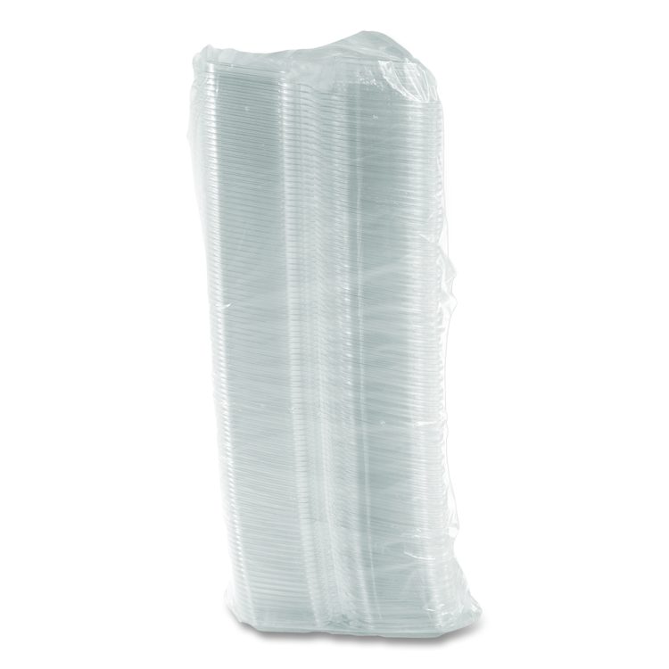 ClearPac SafeSeal Tamper-Resistant/Evident Containers, Domed Lid, 8 oz, Clear, Plastic, 100/Bag, 2 Bags/Carton