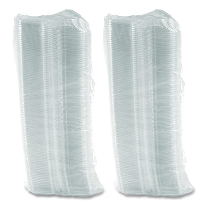 ClearPac SafeSeal Tamper-Resistant/Evident Containers, Domed Lid, 8 oz, Clear, Plastic, 100/Bag, 2 Bags/Carton