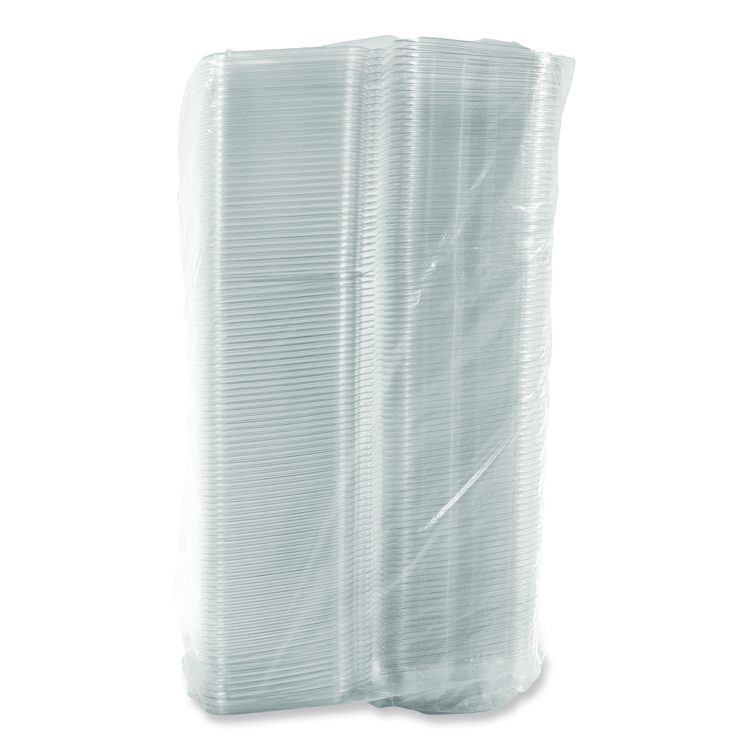 ClearPac SafeSeal Tamper-Resistant/Evident Containers, Domed Lid, 24 oz, Clear, Plastic, 100/Bag, 2 Bags/Carton
