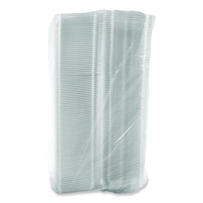 ClearPac SafeSeal Tamper-Resistant/Evident Containers, Domed Lid, 24 oz, Clear, Plastic, 100/Bag, 2 Bags/Carton
