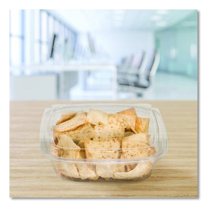 ClearPac SafeSeal Tamper-Resistant/Evident Containers, Domed Lid, 24 oz, Clear, Plastic, 100/Bag, 2 Bags/Carton