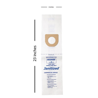 Vacuum Filter Bags Designed to Fit Hoover Type A, 36/Carton