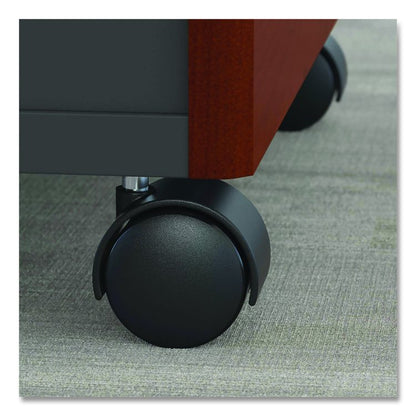 Series C Mobile Pedestal File, Left/Right, 3-Drawer: Box/Box/File, Legal/Letter/A4/A5, Cherry/Gray, 15.75" x 20.25" x 27.88"