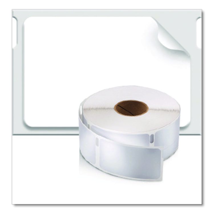LW Multipurpose Labels, 1" x 1.5", White, 750 Labels/Roll