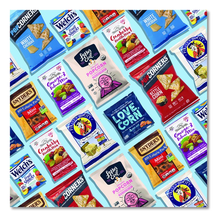 Better For You Snack Box, 37 Assorted Snacks/Box