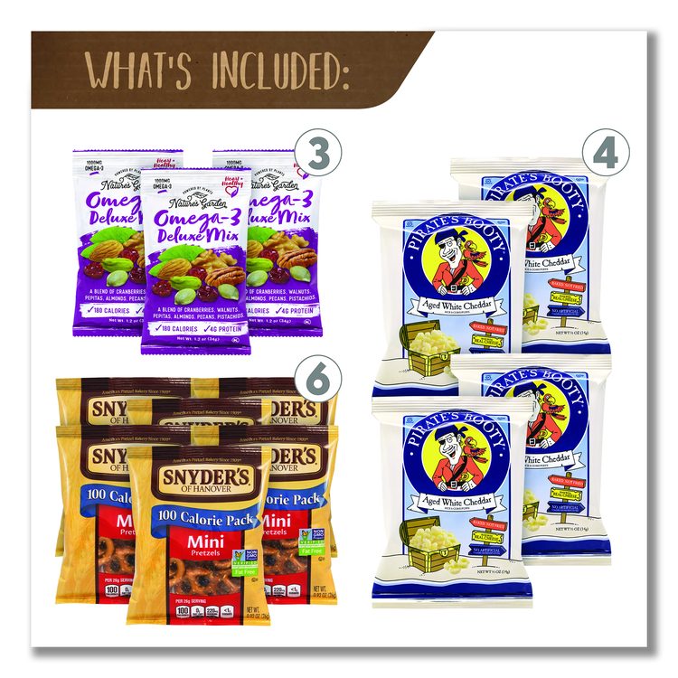 Better For You Snack Box, 37 Assorted Snacks/Box