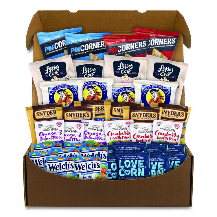 Better For You Snack Box, 37 Assorted Snacks/Box
