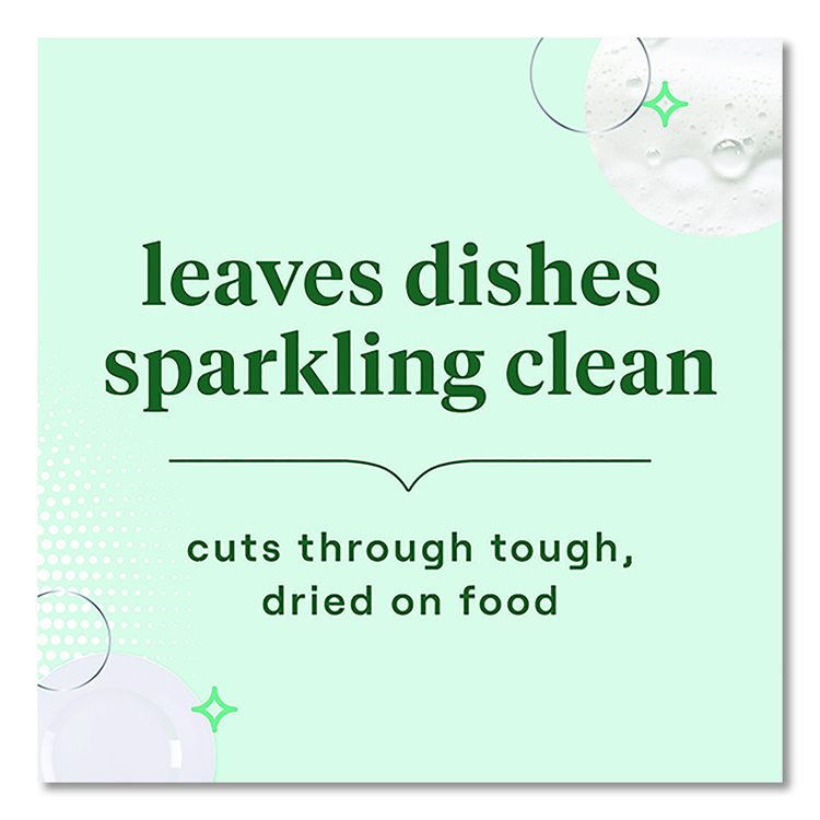 Natural Dishwashing Liquid, Free and Clear, 19 oz Bottle