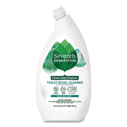 Toilet Bowl Cleaner, Fresh Mint Scent, 24 oz Bottle