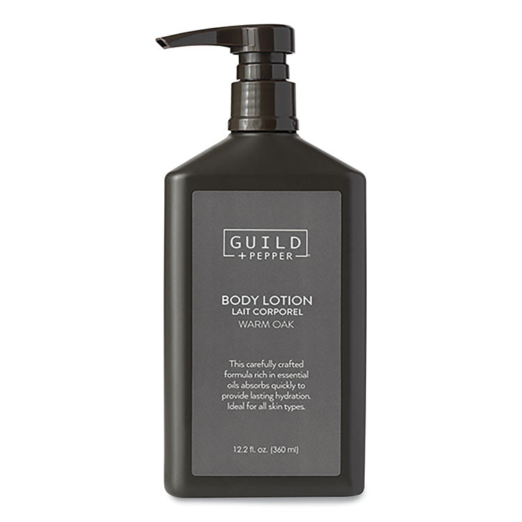 Lotion, 12.2 oz Bottle, Warm Oak Scent, 12/Carton
