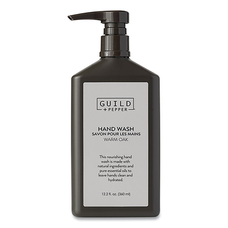 Hand Wash, Warm Oak Scent, 12.2 oz, 12/Carton