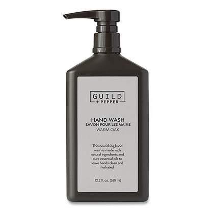 Hand Wash, Warm Oak Scent, 12.2 oz, 12/Carton