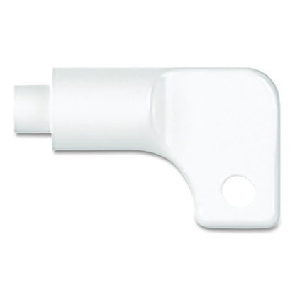 Pure by Gloss and Guild+Pepper ABS Mini Bracket - Tape Mount, 1.25 x 0.84 x 3.65. White, 48/Carton