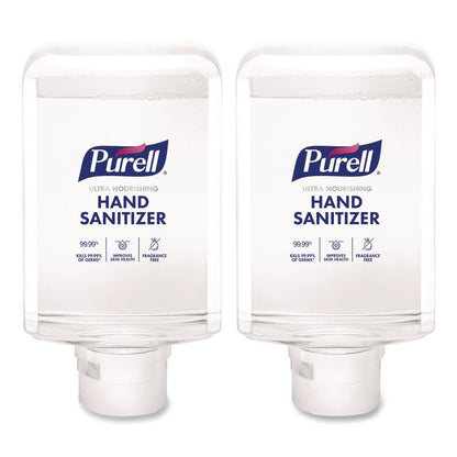 Advanced Hand Sanitizer ULTRA NOURISHING Foam, For ES10 Dispensers, 1,200 mL Refill, Fragrance-Free, 2/Carton