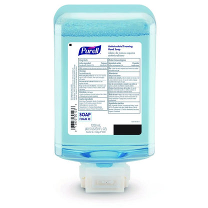 Antimicrobial Foaming Hand Soap Refill, For ES10 Dispensers, Plum Scent, 1,200 mL, 2/Carton