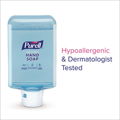 Antimicrobial Foaming Hand Soap Refill, For ES10 Dispensers, Plum Scent, 1,200 mL, 2/Carton