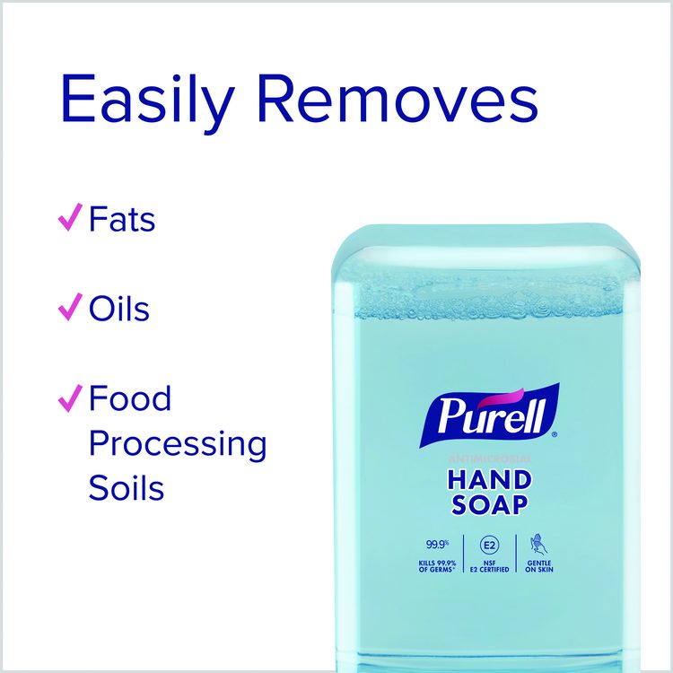 Antimicrobial Foaming Hand Soap Refill, For ES10 Dispensers, Fragrance-Free, 1,200 mL, 2/Carton
