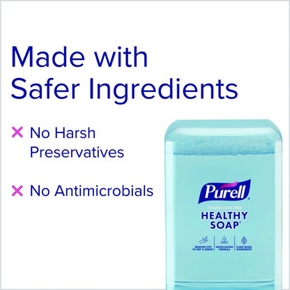 HEALTHY SOAP with CLEAN RELEASE Technology Refill, For ES10 Dispensers, Fragrance-Free, 1,200 mL, 2/Carton