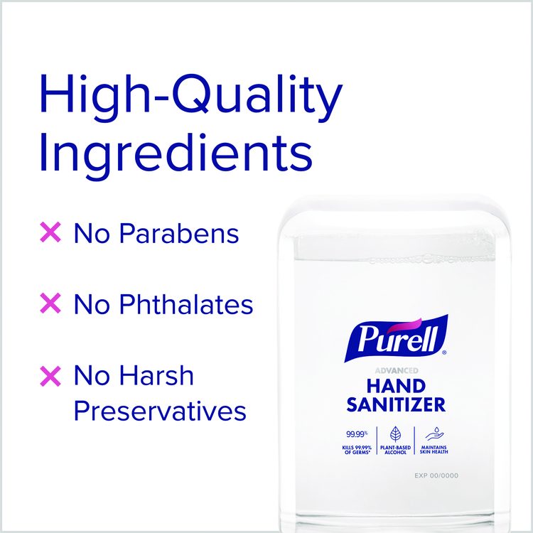 Advanced Hand Sanitizer Fragrance Free Foam, For ES10 Automatic Dispensers, 1,200 mL Refill, Fragrance-Free, 2/Carton