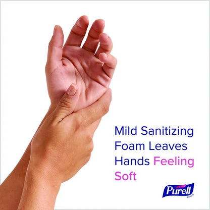 Advanced Hand Sanitizer Fragrance Free Foam, For ES10 Automatic Dispensers, 1,200 mL Refill, Fragrance-Free, 2/Carton