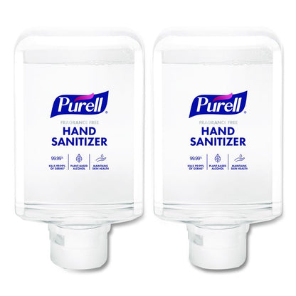 Advanced Hand Sanitizer Fragrance Free Foam, For ES10 Automatic Dispensers, 1,200 mL Refill, Fragrance-Free, 2/Carton
