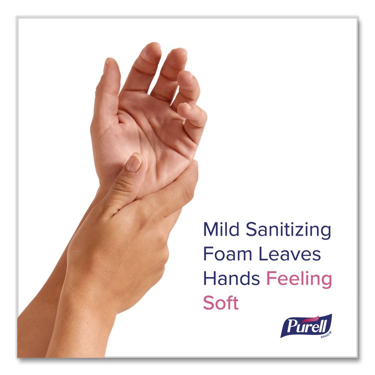 Advanced Hand Sanitizer ULTRA NOURISHING Foam, For ES10 Dispensers, 1,200 mL Refill, Fragrance-Free, 2/Carton