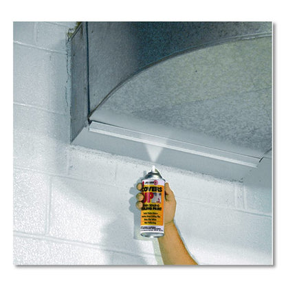 Covers Up Ceiling Paint and Primer, Interior, Flat White, 13 oz Aerosol Can, 6/Carton