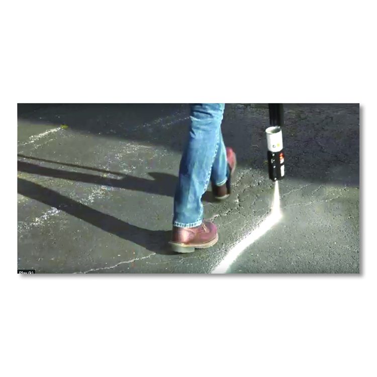 Industrial Choice M1800 System Water-Based Precision Line Marking Paint, Flat APWA Caution Blue, 17 oz Aerosol Can, 12/Carton