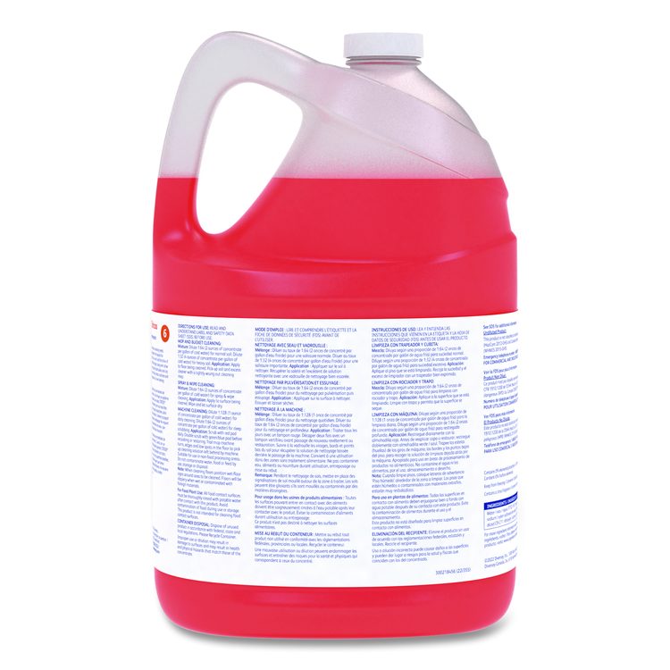 Stride Neutral Cleaner, Citrus Scent, 1 gal, 4 Bottles/Carton