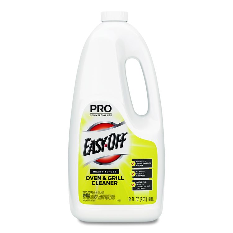 Ready-to-Use Oven and Grill Cleaner, Liquid, 2 qt Bottle, 6/Carton