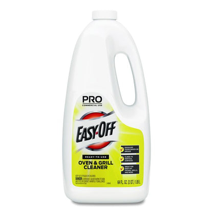 Ready-to-Use Oven and Grill Cleaner, Liquid, 2 qt Bottle, 6/Carton
