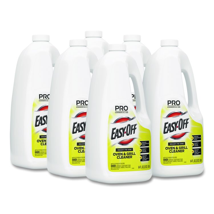 Ready-to-Use Oven and Grill Cleaner, Liquid, 2 qt Bottle, 6/Carton