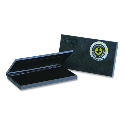 Pre-Inked Micropore Stamp Pad, 6.25" x 3.25", Black