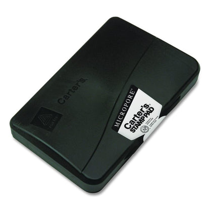 Pre-Inked Micropore Stamp Pad, 6.25" x 3.25", Black