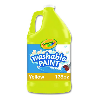 Washable Paint, Yellow, 1 gal Bottle