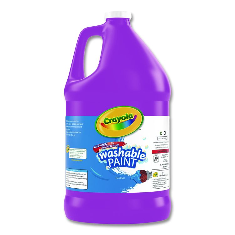 Washable Paint, Violet, 1 gal Bottle