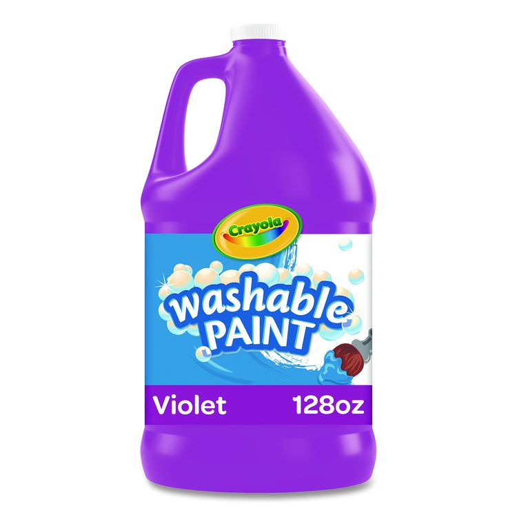 Washable Paint, Violet, 1 gal Bottle