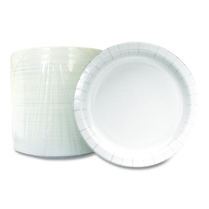 Paper Dinnerware, Plate, 6" dia, White, 1,000/Carton