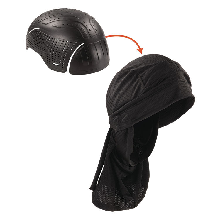 Skullerz 8941 Mesh Dreadlock Tube and Bump Cap Insert, Small to Medium, 0.2" Insert, Black