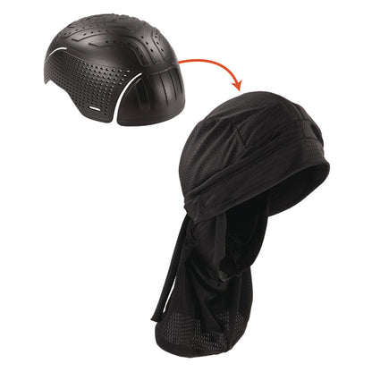 Skullerz 8941 Mesh Dreadlock Tube and Bump Cap Insert, Large to X-Large, 0.2" Insert, Black