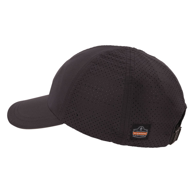 Skullerz 8947 Lightweight Baseball Hat and Bump Cap Insert, Front Brim, Medium to Large (6.75 to 7.75), 0.2" Insert, Black