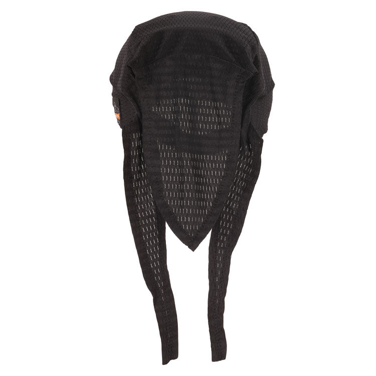Skullerz 8948 Mesh Do Rag Bandana and Bump Cap Insert, One Size Fits Most, 0.2" Insert, Black