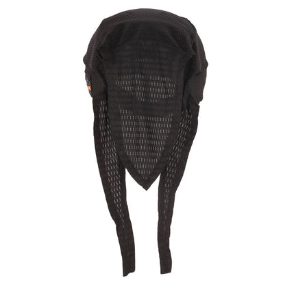 Skullerz 8948 Mesh Do Rag Bandana and Bump Cap Insert, One Size Fits Most, 0.2" Insert, Black