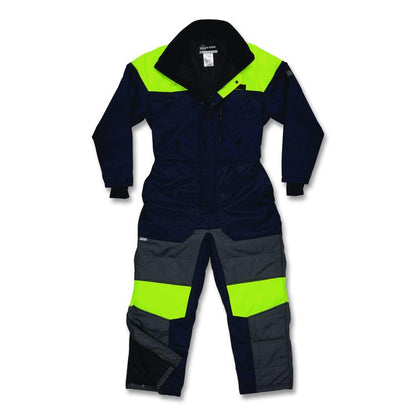 N-Ferno 6475 Insulated Freezer Coverall, 4X-Large, Navy