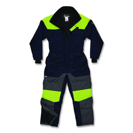 N-Ferno 6475 Insulated Freezer Coverall, 4X-Large, Navy