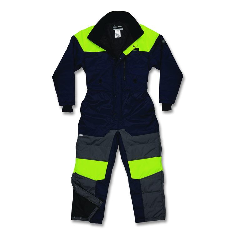 N-Ferno 6475 Insulated Freezer Coverall, 5X-Large, Navy